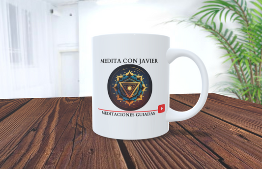 Taza recordatorio del canal Medita Con Javier