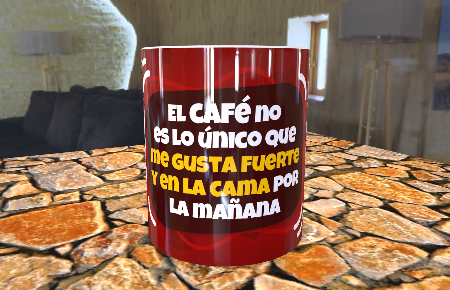 Taza de cafe especial por la mañana