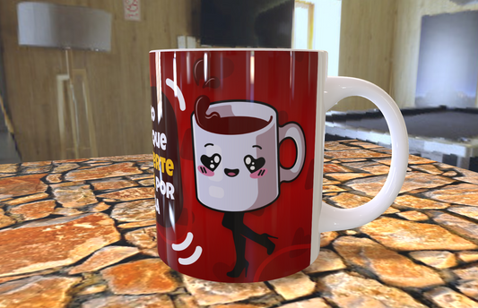 Taza de cafe especial por la mañana